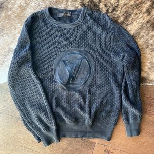 Louis Vuitton Men’s Circled LV Crew Neck Sweater